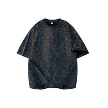 Washed Tie-Dye Oversized Tee – Dark Series