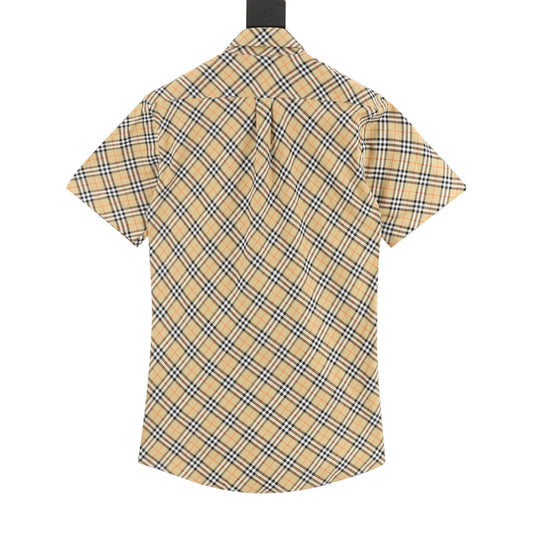 Burberry Shield Emblem Vintage Check Short-Sleeve Shirt