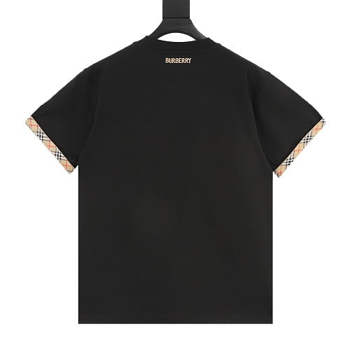 Burberry Check Webbing Cuff T-Shirt