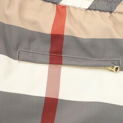 Burberry Check Drawstring Mesh-Lined Swim Shorts