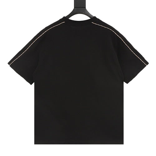 Burberry House Check Shoulder Tape Short-Sleeve T-Shirt