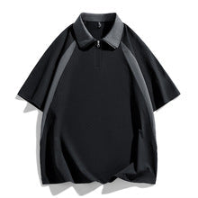 Colorblock Half-Zip Polo