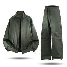Oversized Cape Zip Set