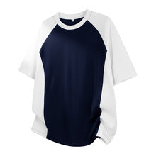 Colorblock Raglan Oversized Tee