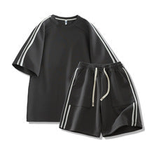 Side Stripe Tee & Short Set
