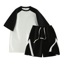 Raglan Splice Tee & Short Set