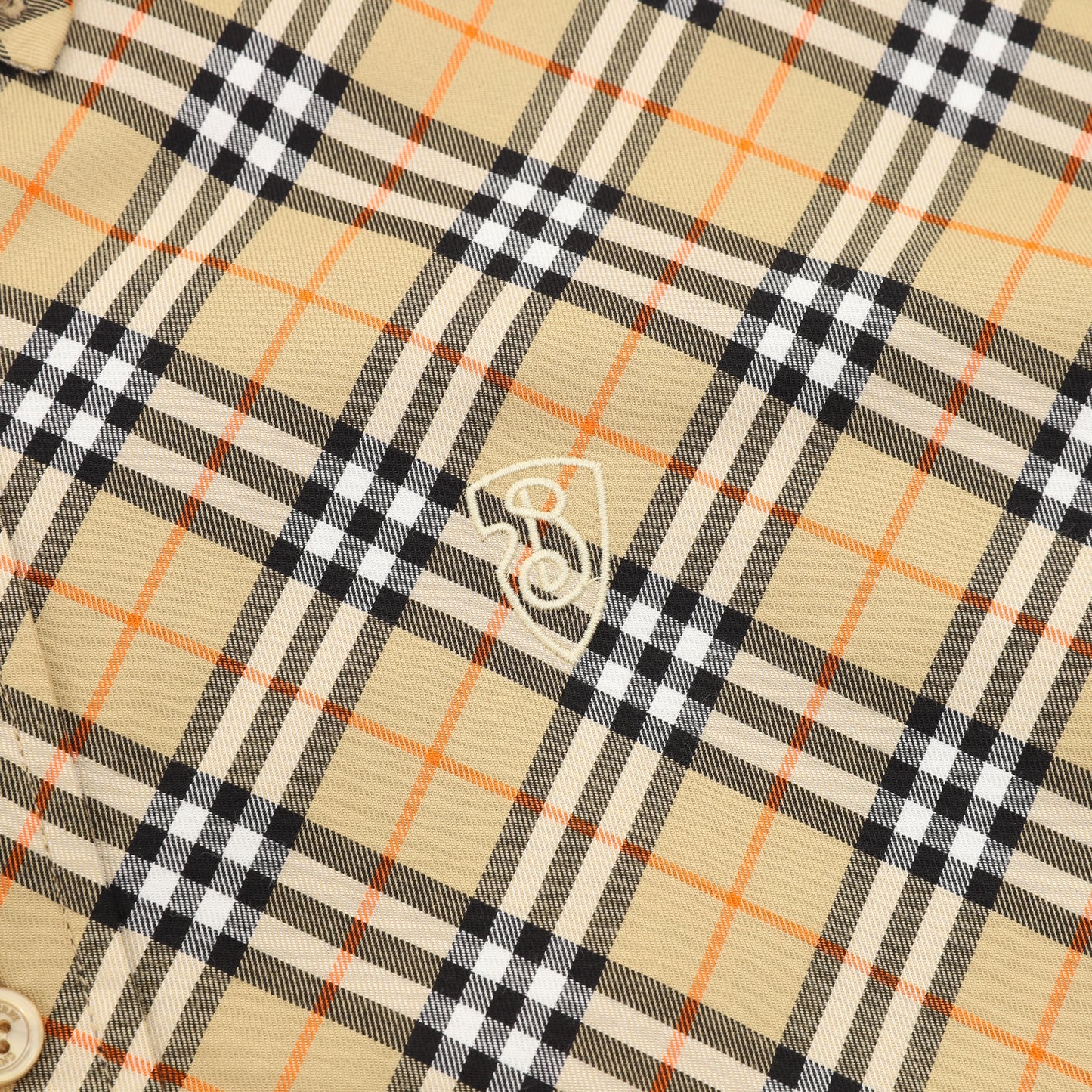 Burberry Shield Emblem Vintage Check Short-Sleeve Shirt