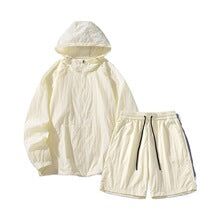 Windbreaker Hoodie & Short Set