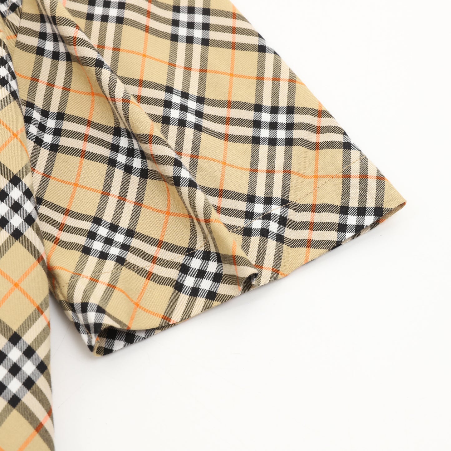 Burberry Shield Emblem Vintage Check Short-Sleeve Shirt