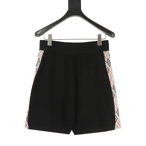 Burberry Check Panel Knit Shorts