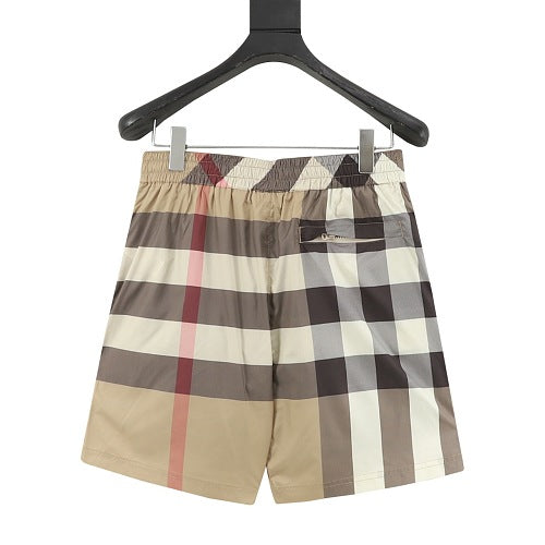 Burberry Check Drawstring Swim Shorts