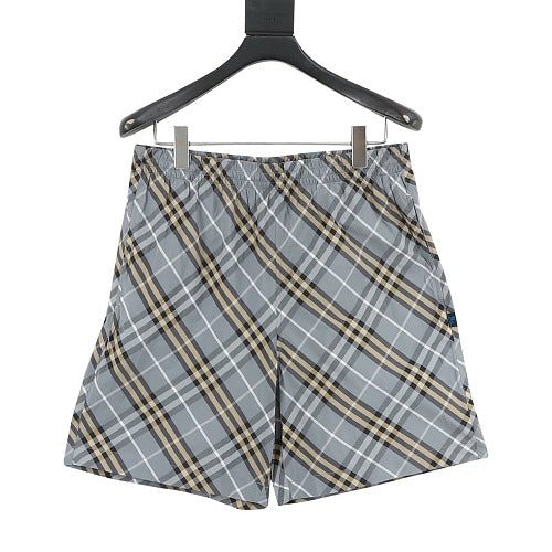 Burberry Diagonal Check Swim Shorts