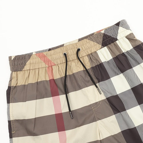 Burberry Check Drawstring Swim Shorts