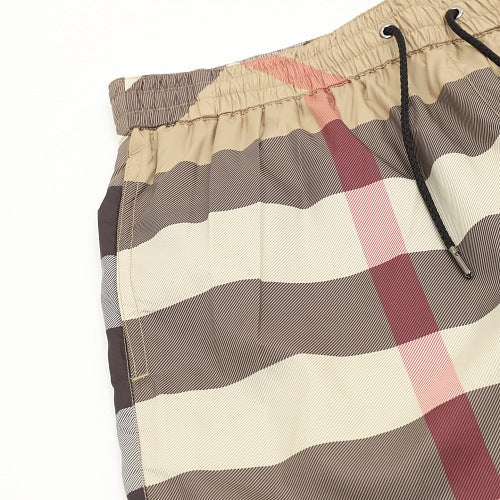 Burberry Check Drawstring Swim Shorts