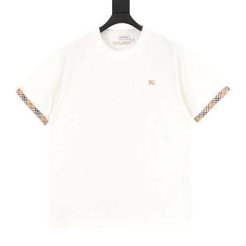 Burberry Check Webbing Cuff T-Shirt