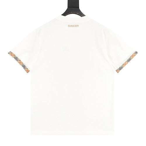 Burberry Check Webbing Cuff T-Shirt