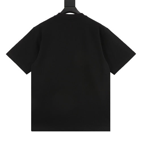 Burberry Equestrian Knight Gold Embroidered Tee