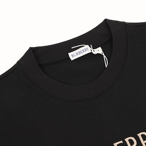 Burberry Equestrian Knight Gold Embroidered Tee