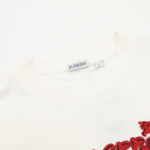Burberry BBR Heart Embroidered Tee