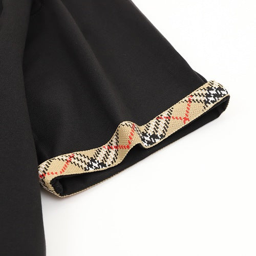 Burberry Check Webbing Cuff T-Shirt