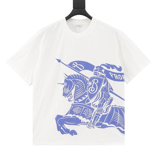Burberry Puff Print Equestrian Knight Short-Sleeve Tee
