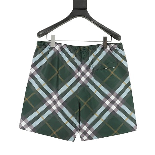 Burberry Diagonal Check Swim Shorts
