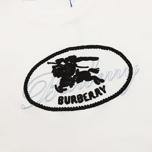 Burberry Oval Equestrian Knight Embroidery T-Shirt