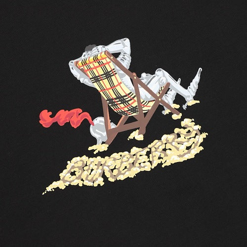 Burberry 26SS Lounging Bear Deck Chair Print Short-Sleeve Tee
