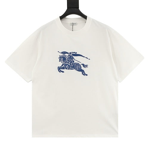 Burberry Equestrian Knight Toothbrush Stitch Embroidery T-Shirt
