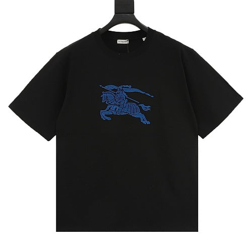 Burberry Equestrian Knight Toothbrush Stitch Embroidery T-Shirt