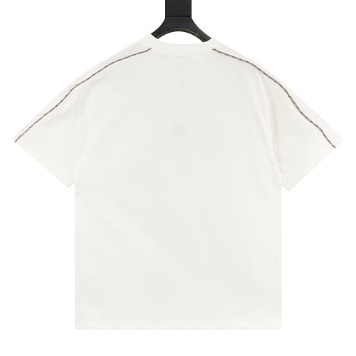 Burberry House Check Shoulder Tape Short-Sleeve T-Shirt