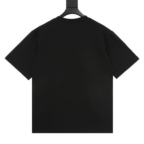 Burberry Gradient Check Equestrian Knight Badge Print T-Shirt