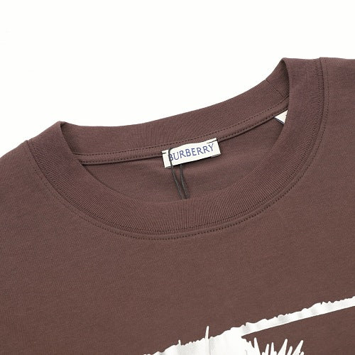 Burberry Thistle Botanical Graphic T-Shirt