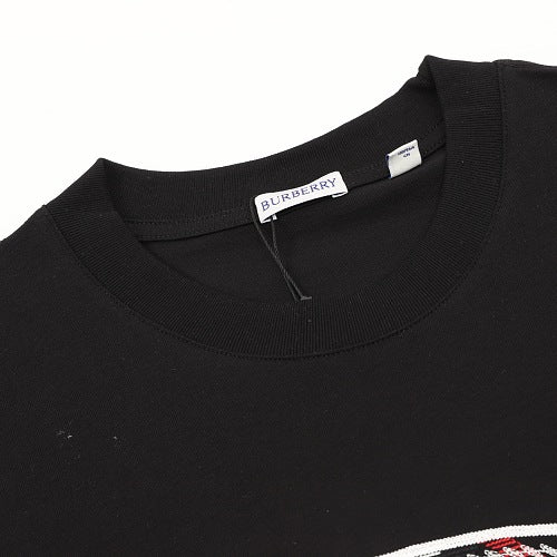 Burberry Oval House Check Equestrian Knight Embroidered Tee