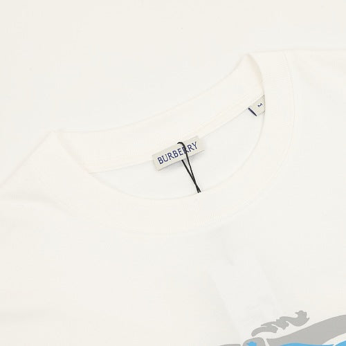 Burberry Equestrian Knight Double Exposure Print T-Shirt