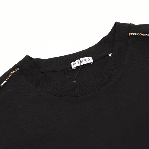 Burberry House Check Shoulder Tape Short-Sleeve T-Shirt