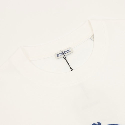 Burberry Equestrian Knight Toothbrush Stitch Embroidery T-Shirt