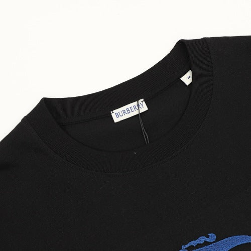 Burberry Equestrian Knight Toothbrush Stitch Embroidery T-Shirt