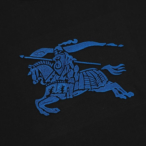 Burberry Equestrian Knight Toothbrush Stitch Embroidery T-Shirt