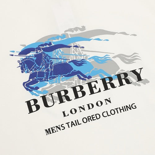 Burberry Equestrian Knight Double Exposure Print T-Shirt
