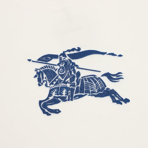 Burberry Equestrian Knight Toothbrush Stitch Embroidery T-Shirt