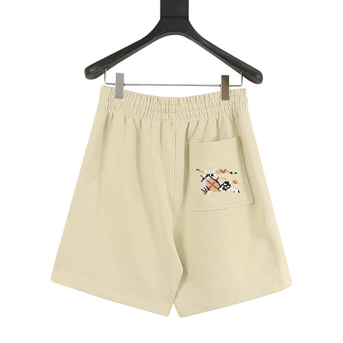 Burberry EKD Cross-Stitch Embroidered Shorts