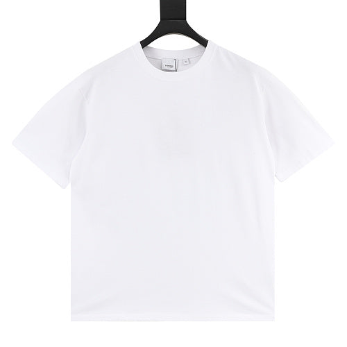 Burberry Denim Texture Equestrian Knight Back Graphic T-Shirt