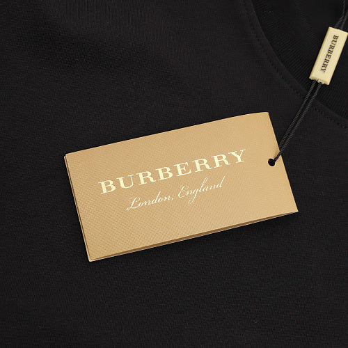Burberry Oval Check Equestrian Knight Print T-Shirt