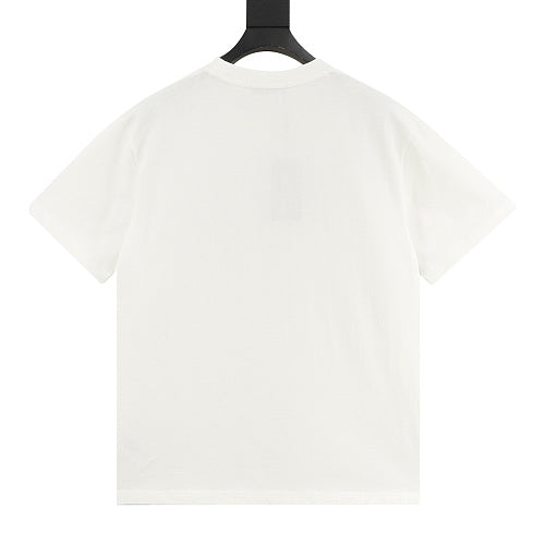 Burberry Oval Check Equestrian Knight Print T-Shirt