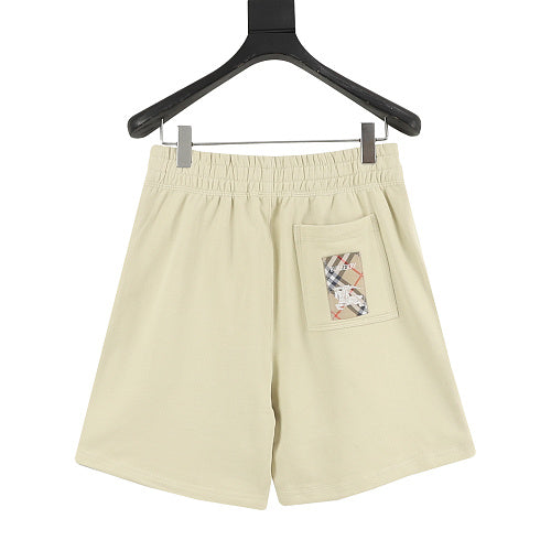 Burberry 25SS Equestrian Knight Check Patch Shorts