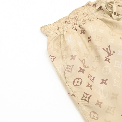 Louis Vuitton LV Monogram Khaki All-Over Print Shorts