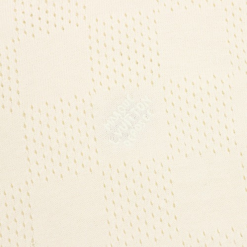 Louis Vuitton Mesh Checkerboard Knit Short Sleeve T-Shirt