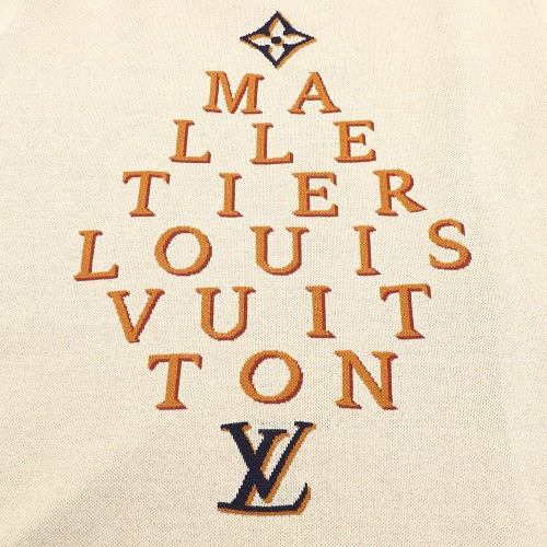 Louis Vuitton Letter Jacquard Knit Short-Sleeve T-Shirt