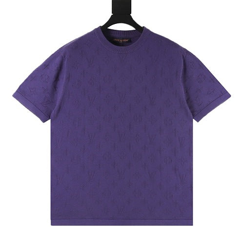 Louis Vuitton LV Monogram Jacquard Knit Short-Sleeve T-Shirt